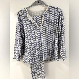 Roller Rabbit Hathi Pajama - Blue / Small